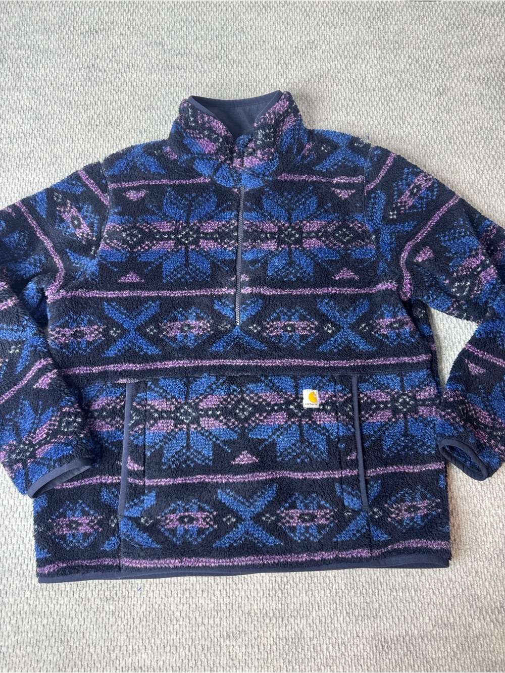 Carhartt Quarter Zip Fleece Pull Over Sz L Women’s